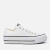 Converse Women's Chuck Taylor All Star Lift Ox Trainers - White/Black/White - Image 1