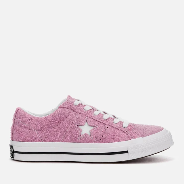 Converse One Star Ox Trainers - Light Orchid/White/Black