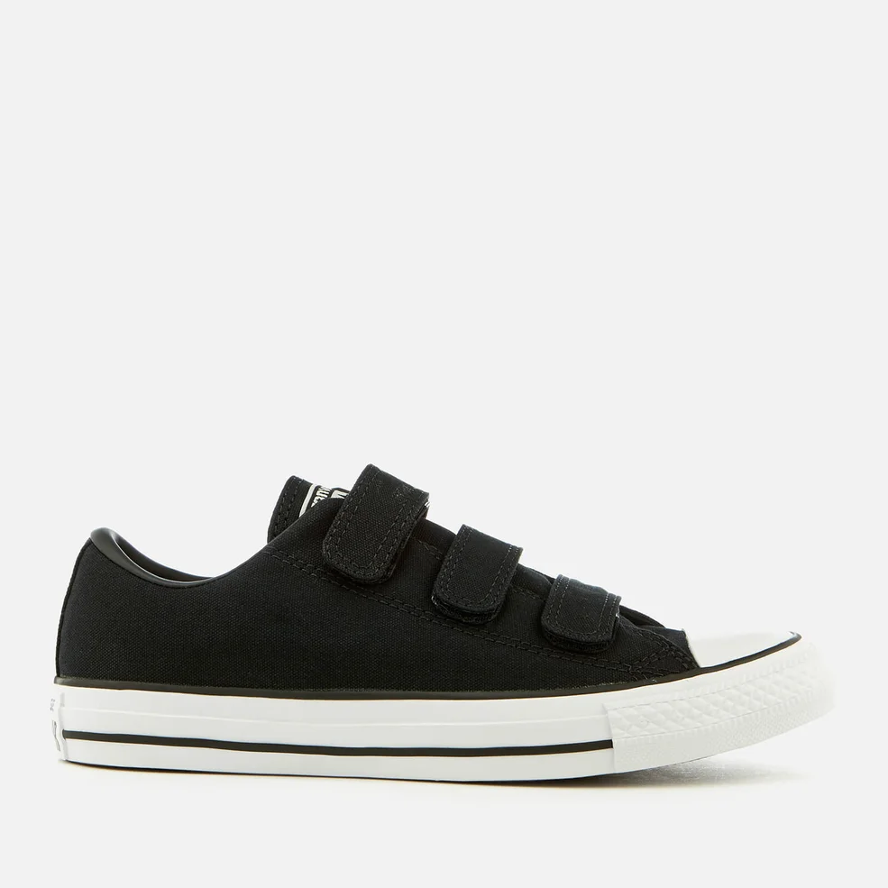 Converse Chuck Taylor All Star 3V Ox Trainers - Black/White Image 1