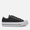 Converse Women's Chuck Taylor All Star Lift Ox Trainers - Black/White/White - Image 1