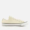 Converse Men's Chuck Taylor All Star Ox Trainers - Egret/Black/White - Image 1