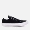 Converse Women's Chuck Taylor All Star Ox Trainers - Black/Silver/White - Image 1