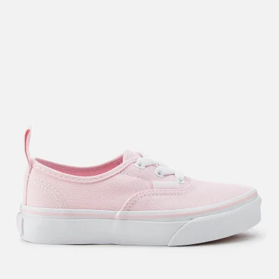 Vans Kids' Authentic Elastic Lace Trainers - Chalk Pink/True White