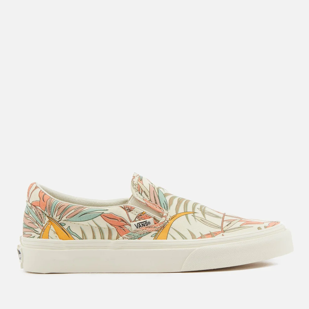Vans Women's California Floral Classic Slip-On Trainers - Marshmallow Image 1