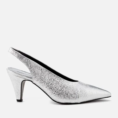 Rebecca Minkoff Women's Simona Slingback Court Shoes - Rock Silver