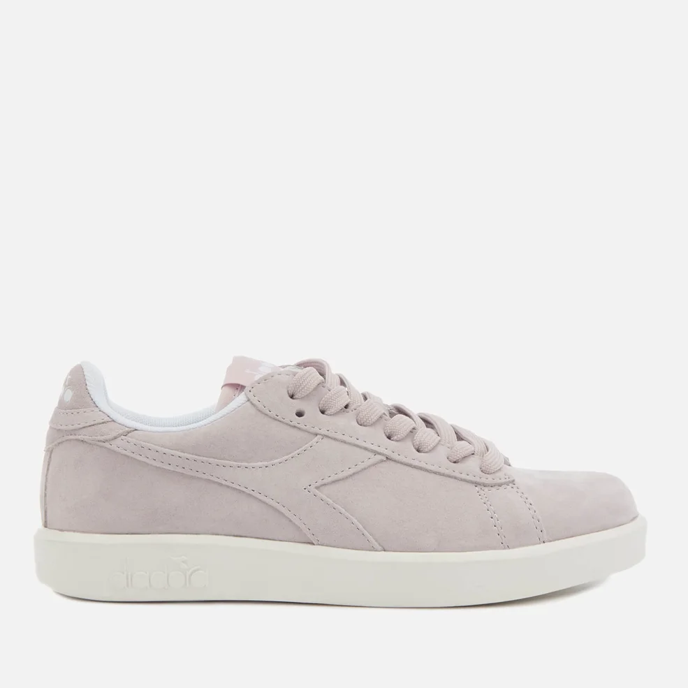 Diadora Women's Game Wide Nubuck Trainers - Violet Hushed Image 1