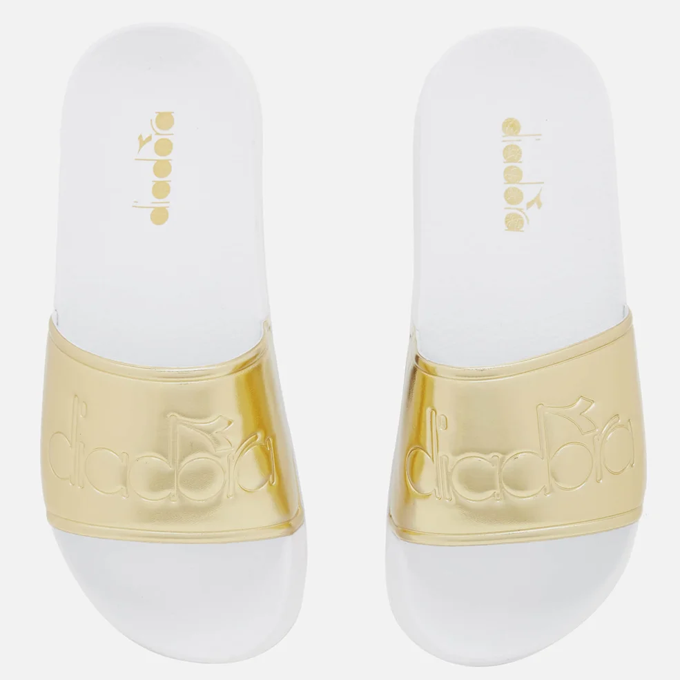 Diadora Women's Serifos '90s Slide Sandals - Rich Gold Image 1