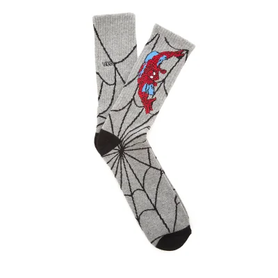 Vans Men's Marvel Spider-Man Socks - Heather Grey