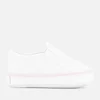 Polo Ralph Lauren Babies' Bal Harbour II Canvas Slip-On Trainers - White/Light Pink - Image 1