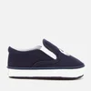 Polo Ralph Lauren Babies' Bal Harbour II Canvas Slip-On Trainers - Navy/White - Image 1