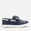 Polo Ralph Lauren Toddlers' Sander EZ Leather Boat Shoes - Navy/White - Image 1