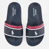 Polo Ralph Lauren Kids' Quilton Slide Sandals - Navy/White - Image 1