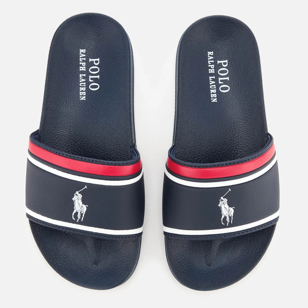 Polo Ralph Lauren Kids' Quilton Slide Sandals - Navy/White Image 1