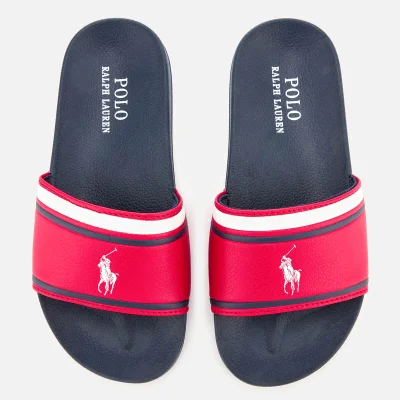 Polo Ralph Lauren Kids' Quilton Slide Sandals - Red/White