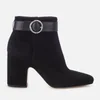 MICHAEL MICHAEL KORS Women's Alana Suede Heeled Ankle Boots - Black - Image 1