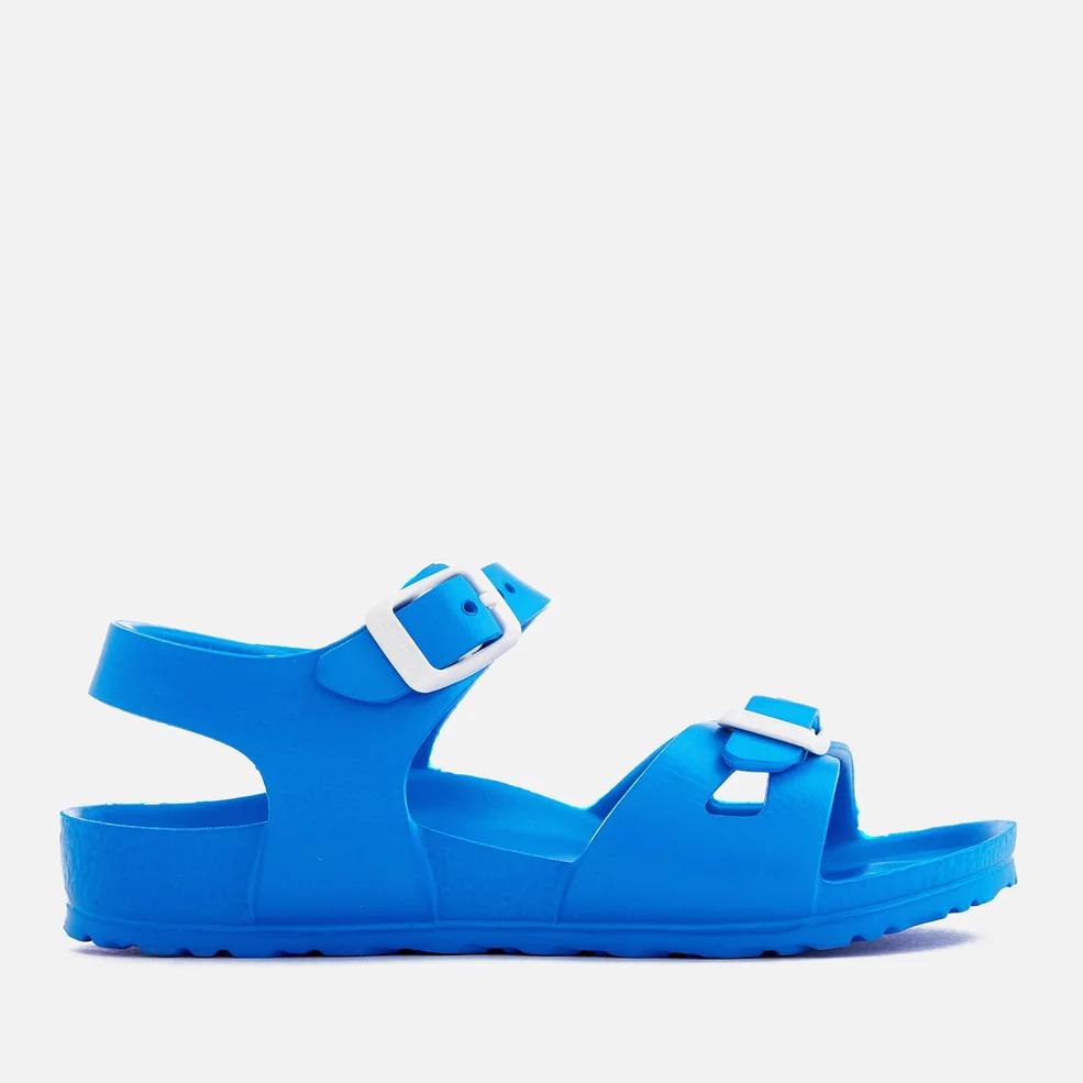 Birkenstock Kids' Rio EVA Double Strap Sandals - Scuba Blue Image 1