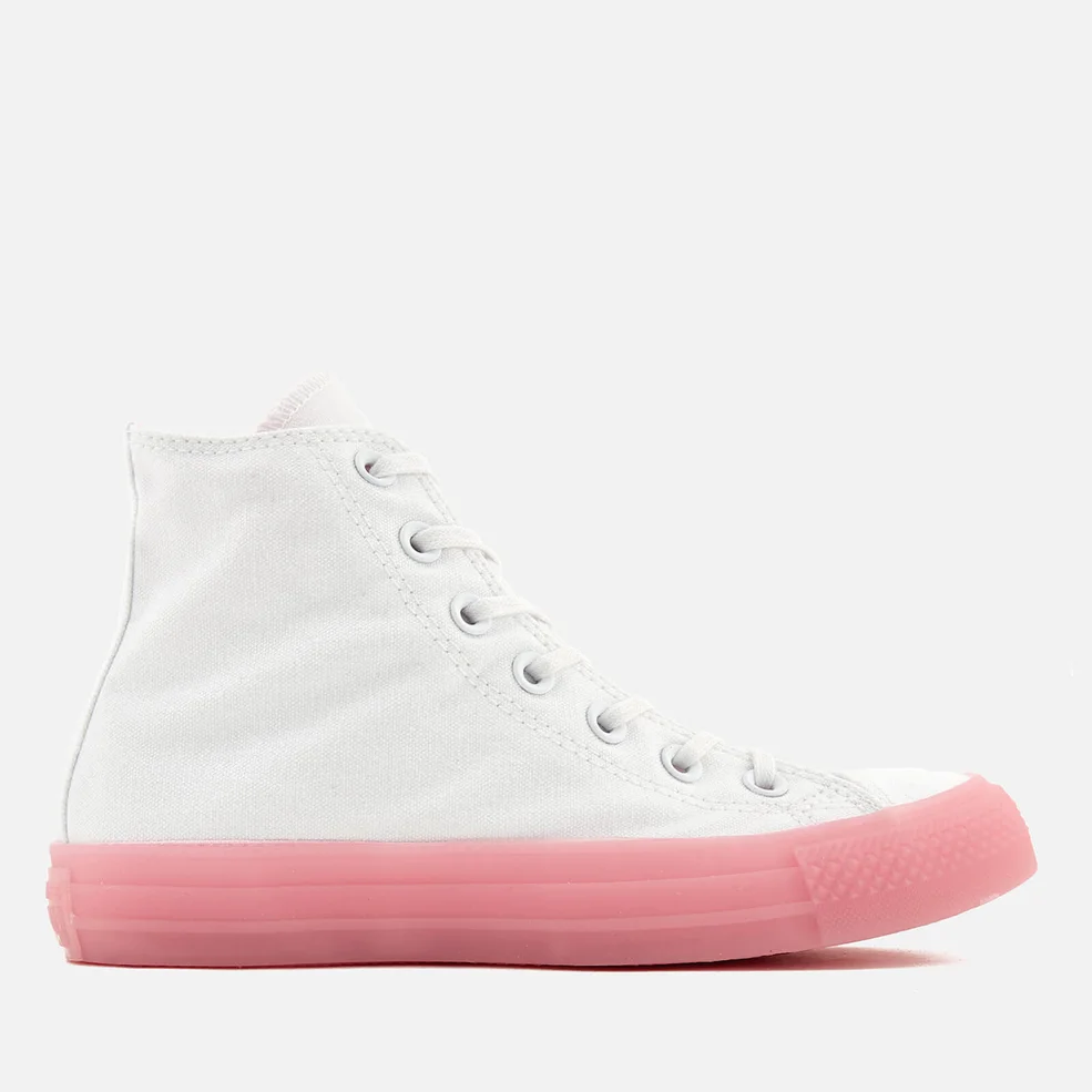 Converse Women's Chuck Taylor All Star Hi-Top Trainers - White/Cherry Blossom Image 1