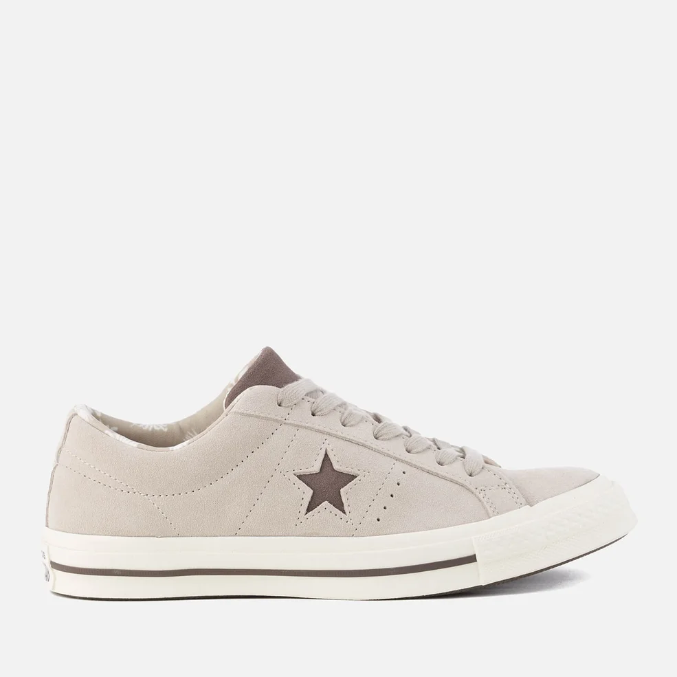 Converse Men's One Star Ox Trainers - Papyrus/Dark Chocolate/Egret Image 1