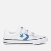 Converse Kids' Star Player 3V Ox Trainers - White/Aegean Storm/Black - Image 1
