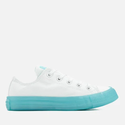 Converse Women's Chuck Taylor All Star Ox Trainers - White/Bleached Aqua
