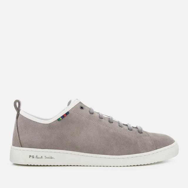 PS Paul Smith Men's Miyata Suede Cupsole Trainers - Grey