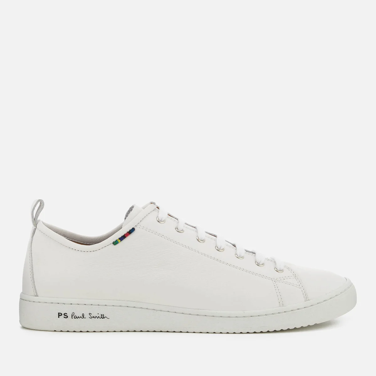PS Paul Smith Men's Miyata Leather Low Top Trainers - White Image 1