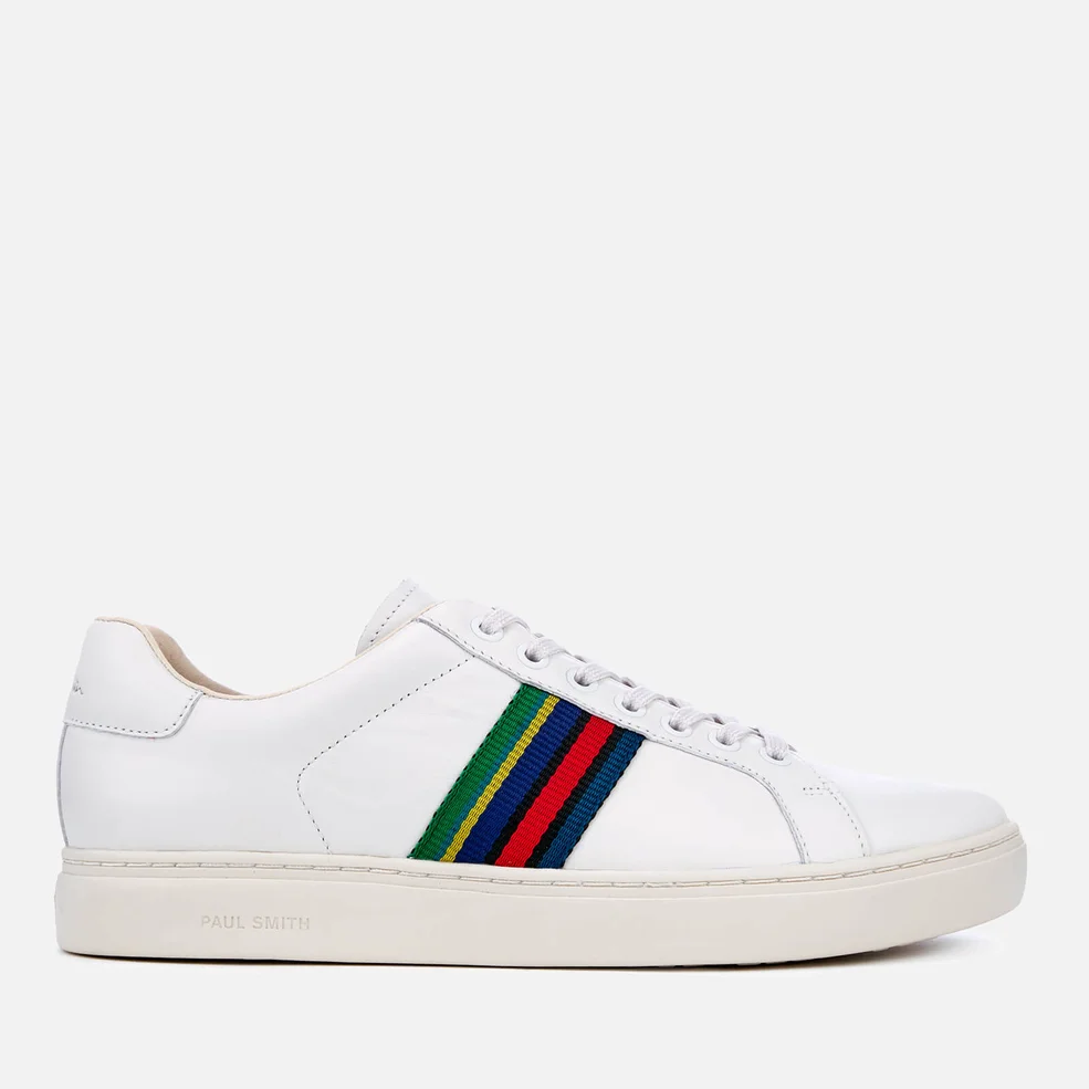 PS Paul Smith Men's Lapin Leather Cupsole Trainers - White Image 1