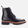 Grenson Men's Fred Leather Commando Sole Lace Up Boots - Black - Image 1