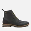Barbour Men's Belsay Leather Brogue Lace Up Boots - Black - Image 1
