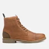 Barbour Men's Dalton Leather Toe Cap Lace Up Boots - Cognac Texas - Image 1