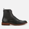 Barbour Men's Belford Leather Brogue Lace Up Boots - Black - Image 1