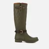 Barbour Women's Lindisfarne Quilted Tall Wellies - Olive - Image 1