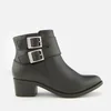 Barbour International Women's Inglewood Leather Buckle Heeled Ankle Boots - Black - Image 1