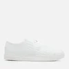 Emporio Armani Men's Leather Low Top Trainers - Optical White - Image 1