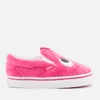 Vans Toddlers' Slip-On Friend Party Fur Trainers - Magenta/True White - Image 1
