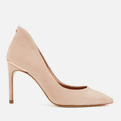 Ted Baker Women's Savio 2 Suede Court Shoes - Nude