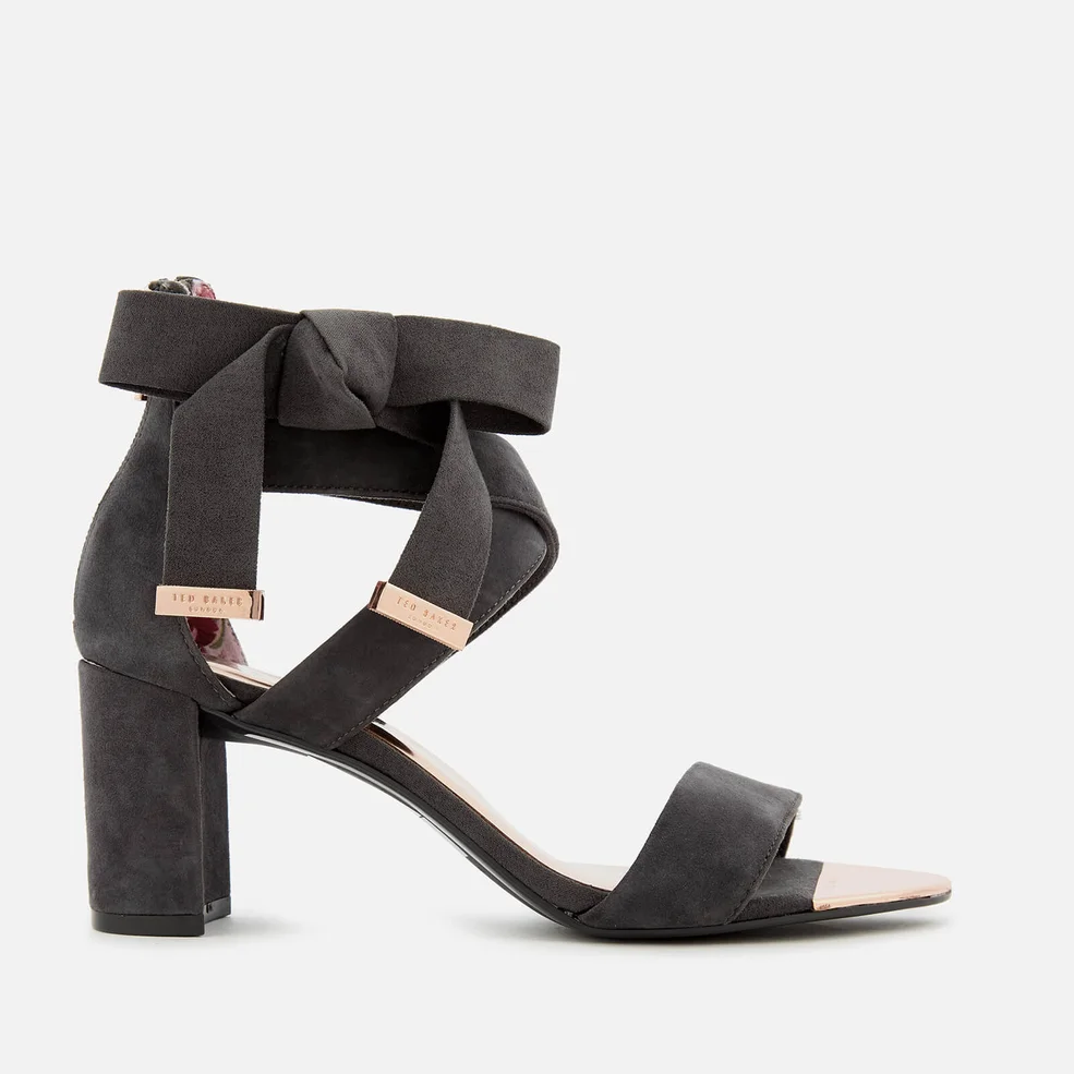 Ted Baker Women's Noxen 2 Suede Block Heeled Sandals - Charcoal Image 1