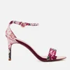 Ted Baker Women's Mylli Barely There Heeled Sandals - Serenity Satin/Textile - Image 1