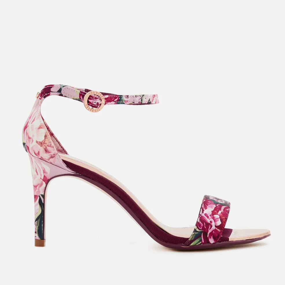 Ted Baker Women's Mylli Barely There Heeled Sandals - Serenity Satin/Textile Image 1