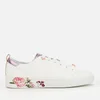 Ted Baker Women's Giellip Leather Cupsole Trainers - White/Serenity - Image 1