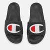 Champion Men's Logo Pool Slide Sandals - Black - Image 1