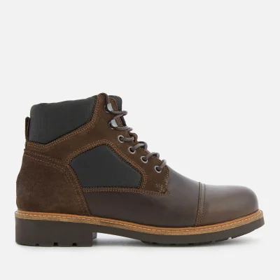 Tommy Hilfiger Men's Active Leather Lace-Up Boots - Coffee Bean