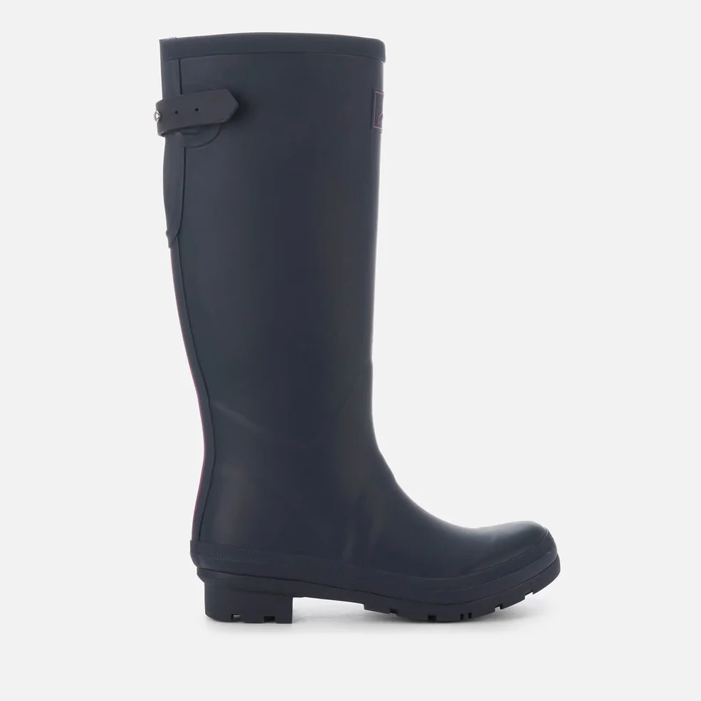 Joules Women's Field Back Adjustable Tall Wellies - French Navy Image 1