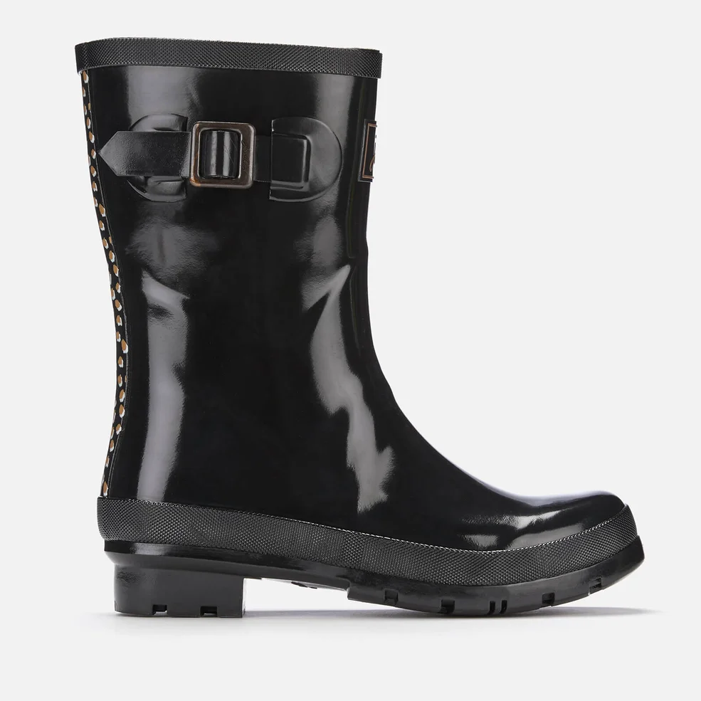 Joules Women's Kelly Gloss Mid Height Wellies - Black Image 1