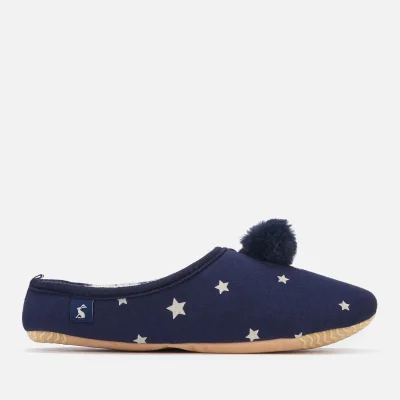 Joules Women's Mitsy Mule Slippers - French Navy Star