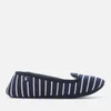 Joules Women's Dreama Fleece Lined Printed Slippers - French Navy Stripe - Image 1