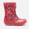 Joules Toddlers' Printed Wellies - Deep Pink Inky Ditsy - Image 1