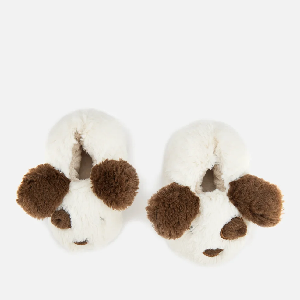 Joules Babies' Character Slippers - Cream Image 1