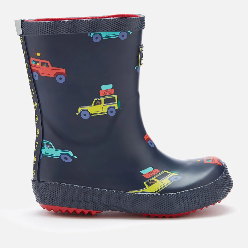 Joules Toddlers' Printed Wellies - Navy Scout and About Image 1