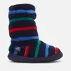 Joules Kids' Padabout Fleece Lined Slipper Socks - Multi Stripe - Image 1
